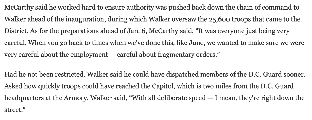 McCarthy: "Once the coup failed, then we made sure it, um, worked like it normally does." Oh. OK. I guess it's all right then. 
