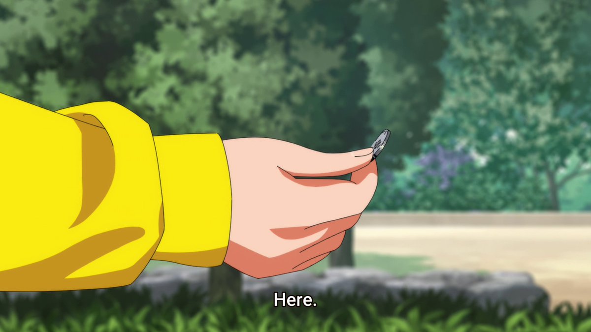 Giving Rika money, followed by a handshake and the line "Come see Rika again, okay? Just kidding" is actually heartwrenching considering how she wants to bring Chiemi, the person who used to do this for her, back from the dead. She wants Chiemi to come and see her again.