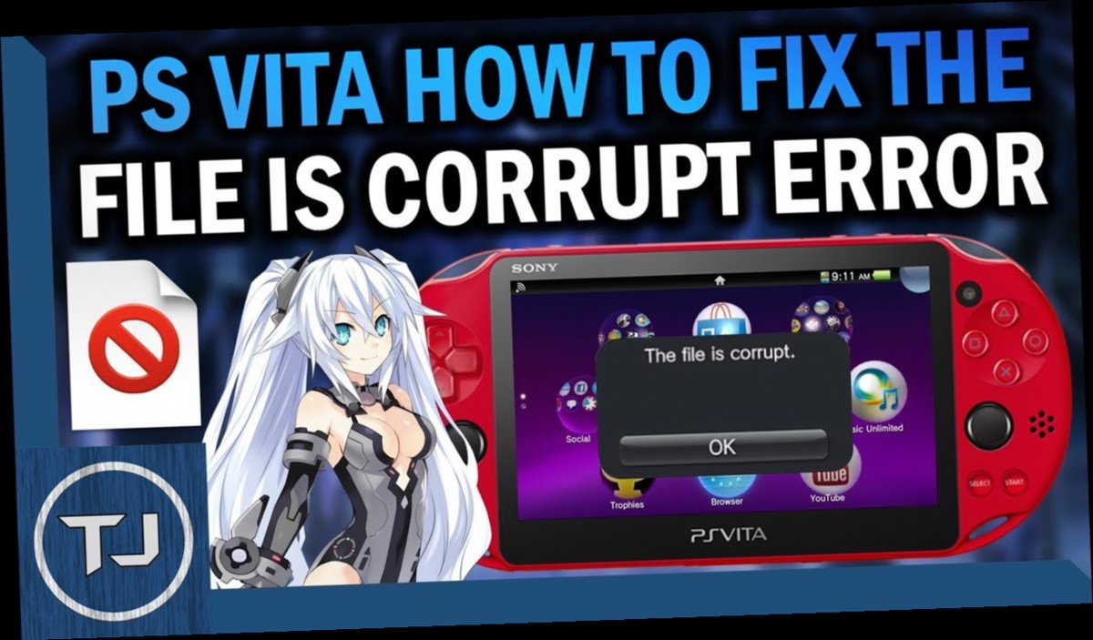 ps vita download corrupt file / Twitter