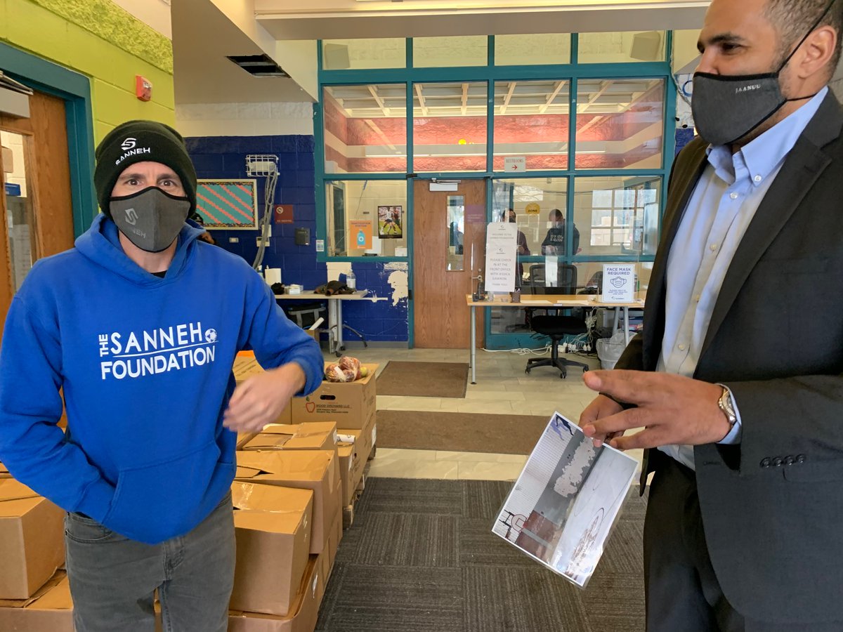 Mondays they deliver 100 meals to seniors and home-bound adults, on top of drive-up distribution in Burnsville for a Latino outreach that serves 500 families (up to 2,000 to 3,000 people). Tuesday is food distribution to 250 families with kids at rec center, plus homeless sites.