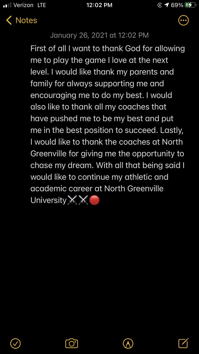 Blessed to announce my commitment to North Greenville University. 100% committed!! <a href="/NGUFootball1/">North Greenville Football</a> @CoachDuncanNGU <a href="/WillShuler/">Will Shuler</a> <a href="/jirehwilson3/">Jireh Wilson</a> <a href="/DormanFootball/">⚔️Dorman Football⚔️</a>