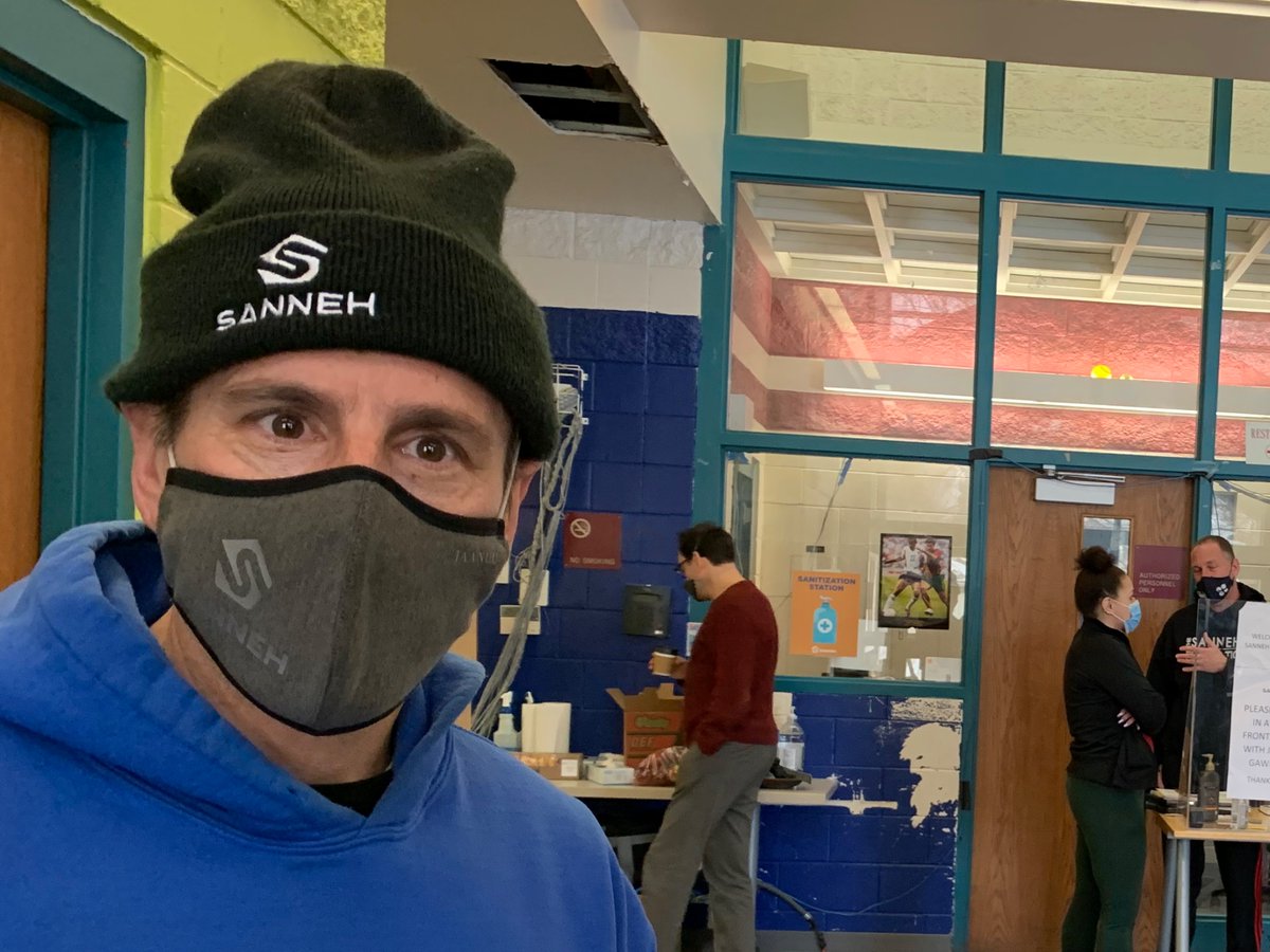 Eric Stempinski ran soccer camps for Sanneh — as many as 104 in a summer — and when those got socially distanced he had to learn emergency food distribution in a hurry. He was college roommate to Sanneh at Wisconsin-Milwaukee. His training: hitting soccer balls in native Philly.