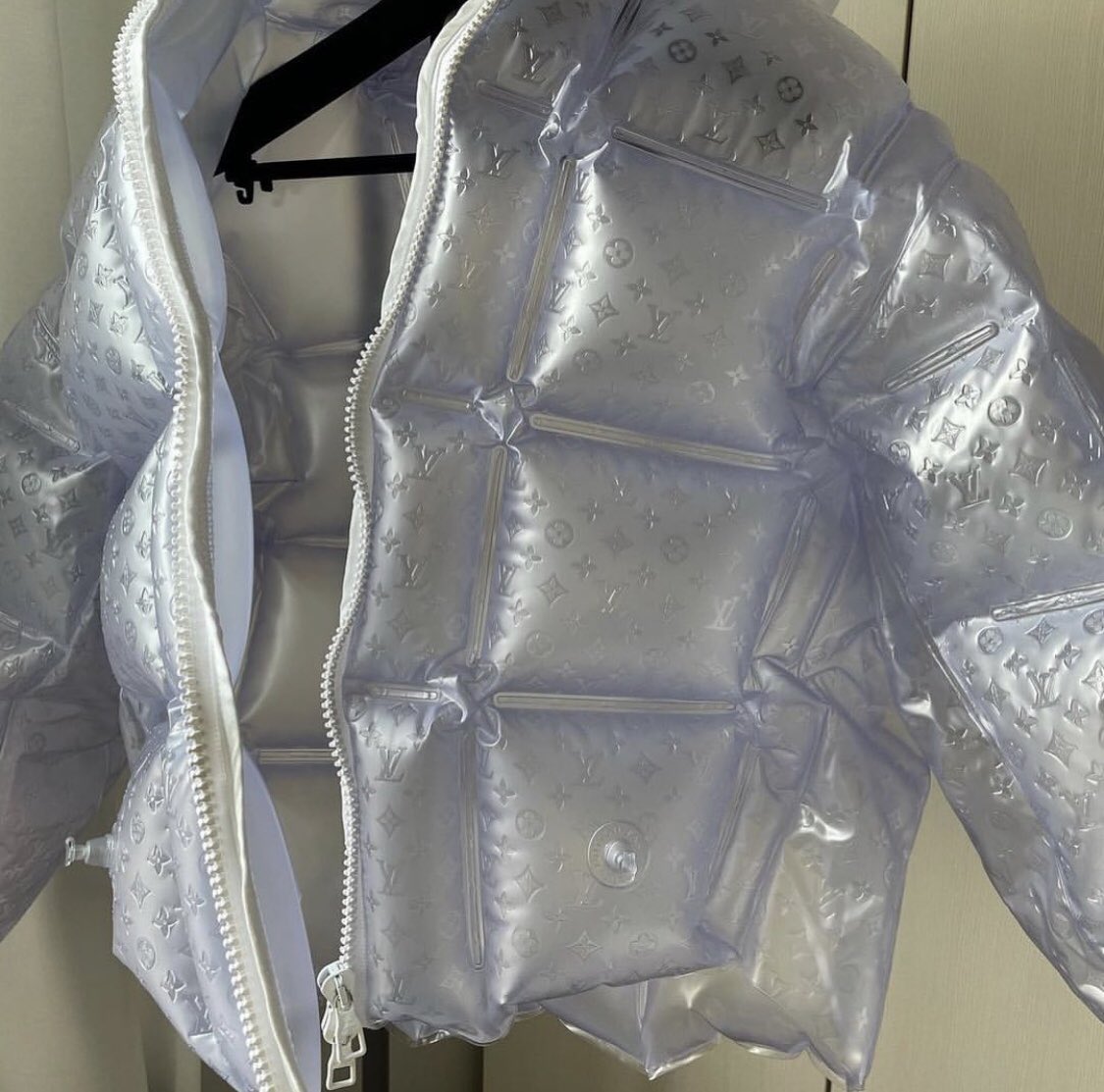 Louis Vuitton Transparent Inflatable Puffer Jacket