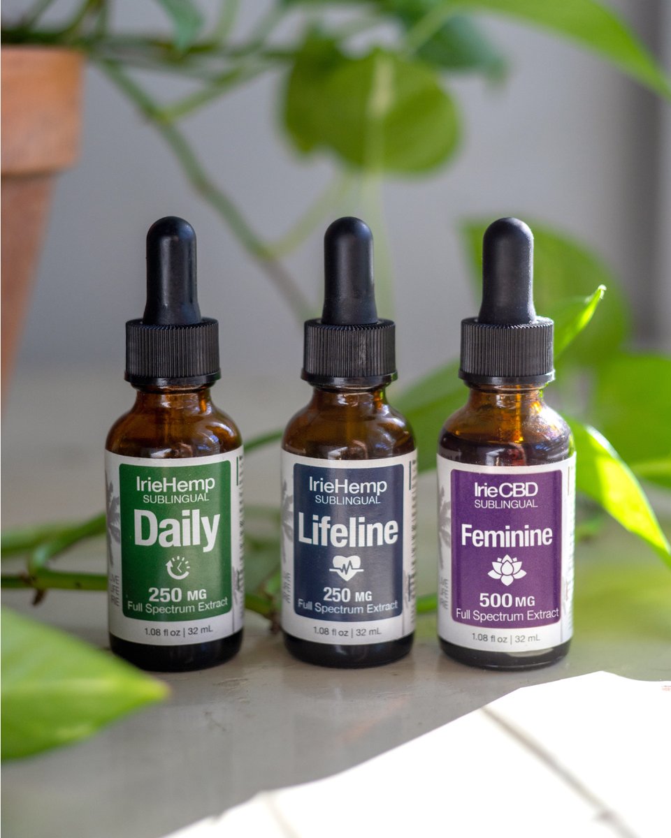 iriecbd's tweet image. For a limited time, enjoy 50% OFF our Daily, Lifeline and Feminine tinctures. Each tincture is formulated by our herbal and nutritional experts to deliver natural, holistic solutions for well-being, comfort and natural support. Offer ends February 1st. 🌴 #LiveLifeIrie