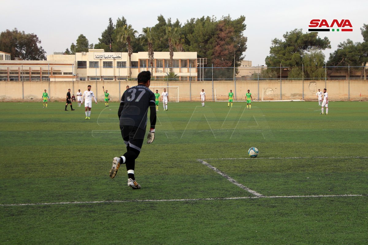 سانا اليقظة يفوز على الشعلة في دورى الدرجة الأولى بـ كرة القدم بـ درعا . تصوير ضياء الدين السعيد