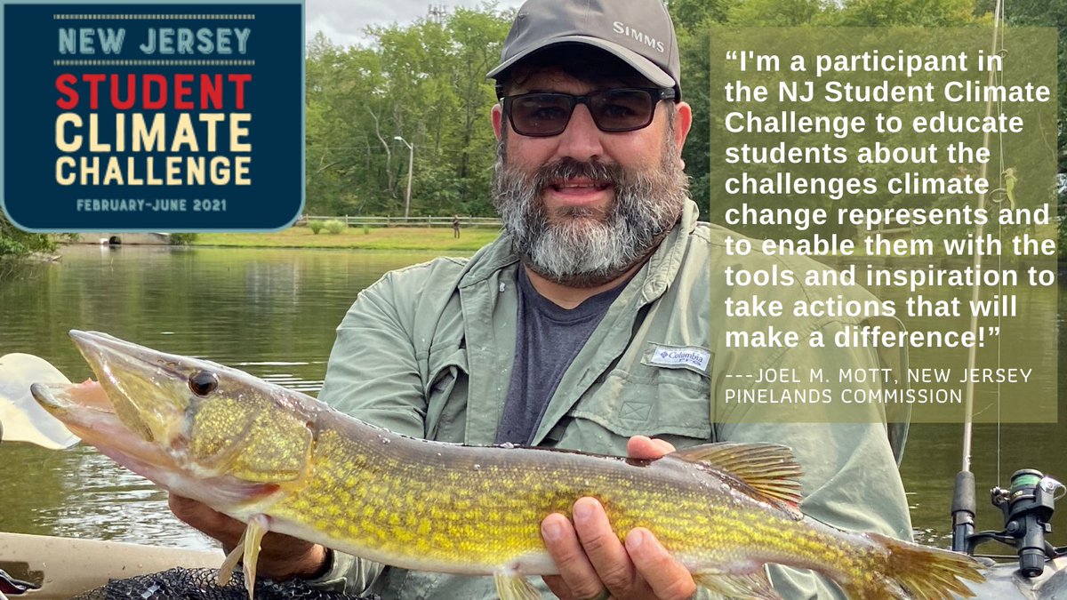 SJ_Schools's tweet photo. #WhyIParticipate in the #NJStudentClimateChallenge “…to educate students regarding the challenges climate change represents…” Joel Mott, NJ Pinelands Commission. Joel is a speaker at the Climate Summit in Feb. 2021.  Learn more &amp; register: https://t.co/faENZLfz3G. @FirstLadyNJ https://t.co/ijFgD7tDwx