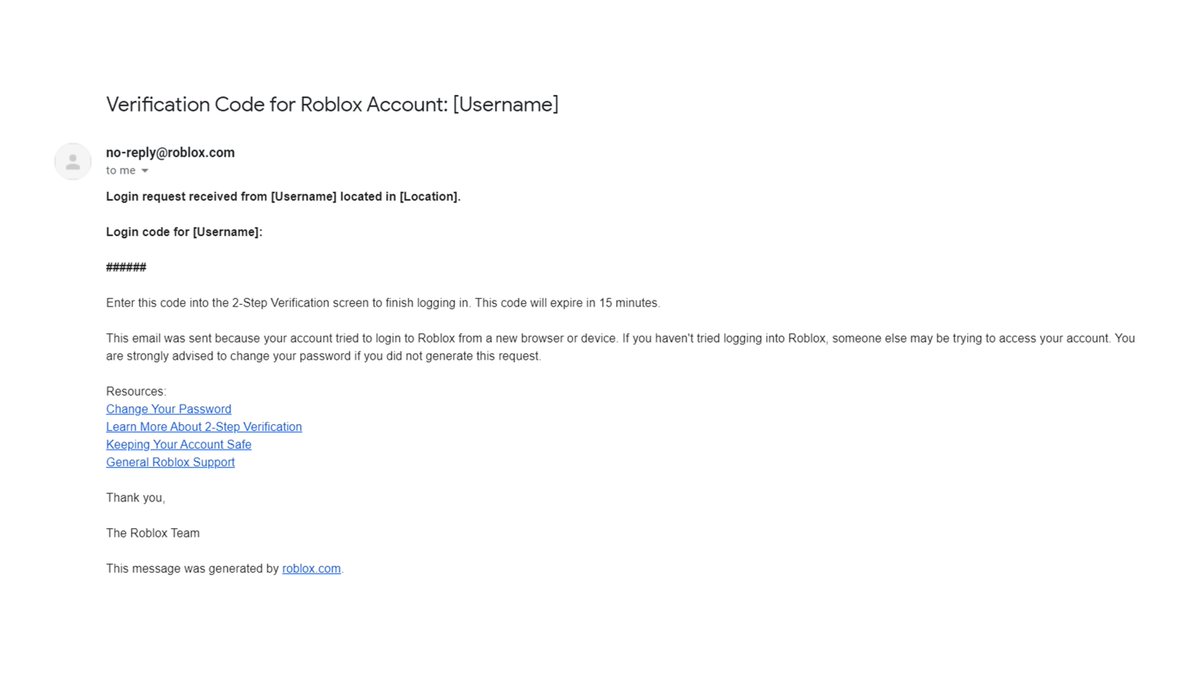 Bloxy News A Twitter The Email You Receive For 2 Step Verification On Roblox Has Been Updated With A New Look It Is Also Important To Note That The Email Now Comes - 2021 roblox verification email