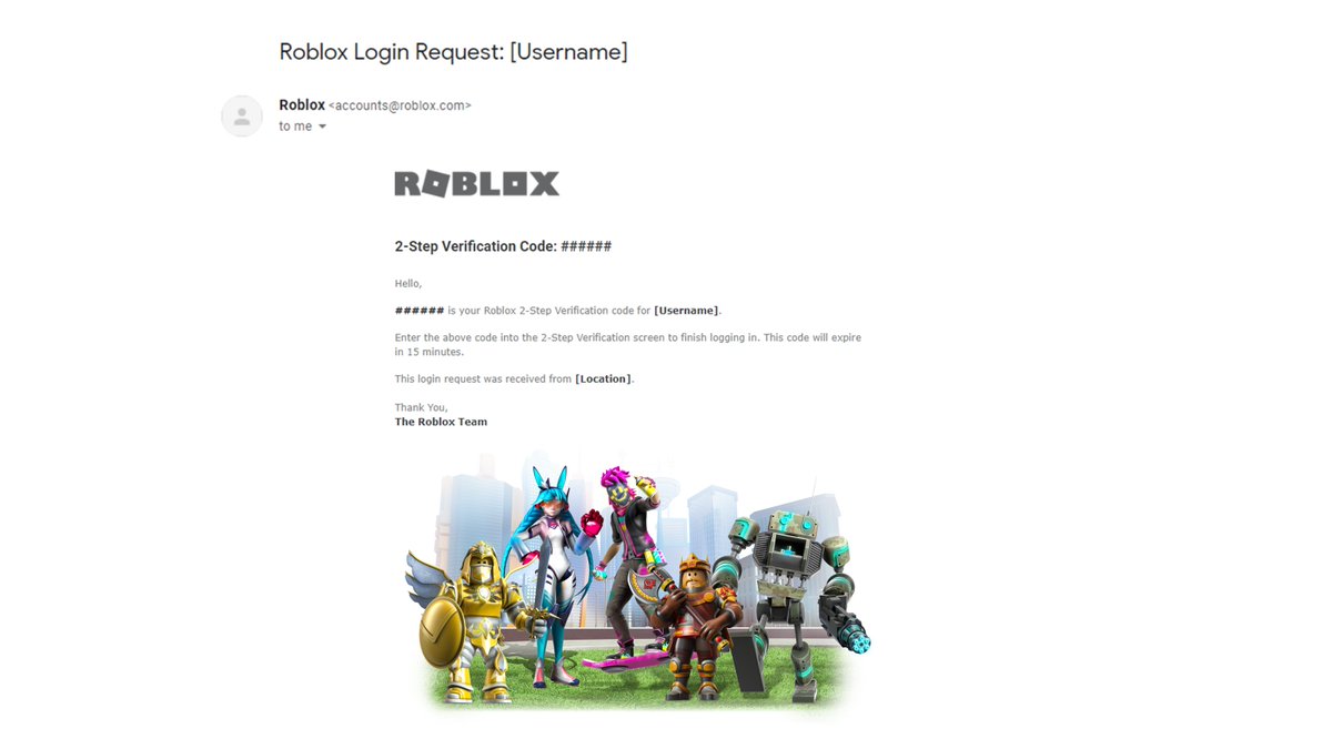 Bloxy News A Twitter The Email You Receive For 2 Step Verification On Roblox Has Been Updated With A New Look It Is Also Important To Note That The Email Now Comes - roblox account verification