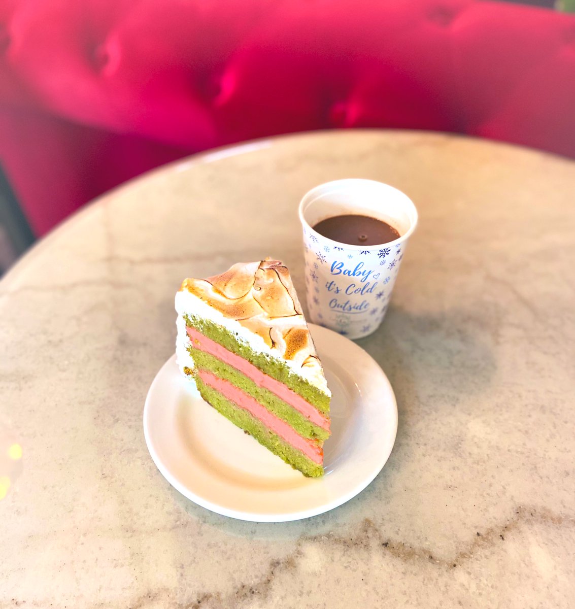CafeGoman's tweet photo. Pistachio Rose Cake👌🏼

#muscat #Oman
#مسقط #عُمان #مساء_الخير https://t.co/dKWxb2XUeb