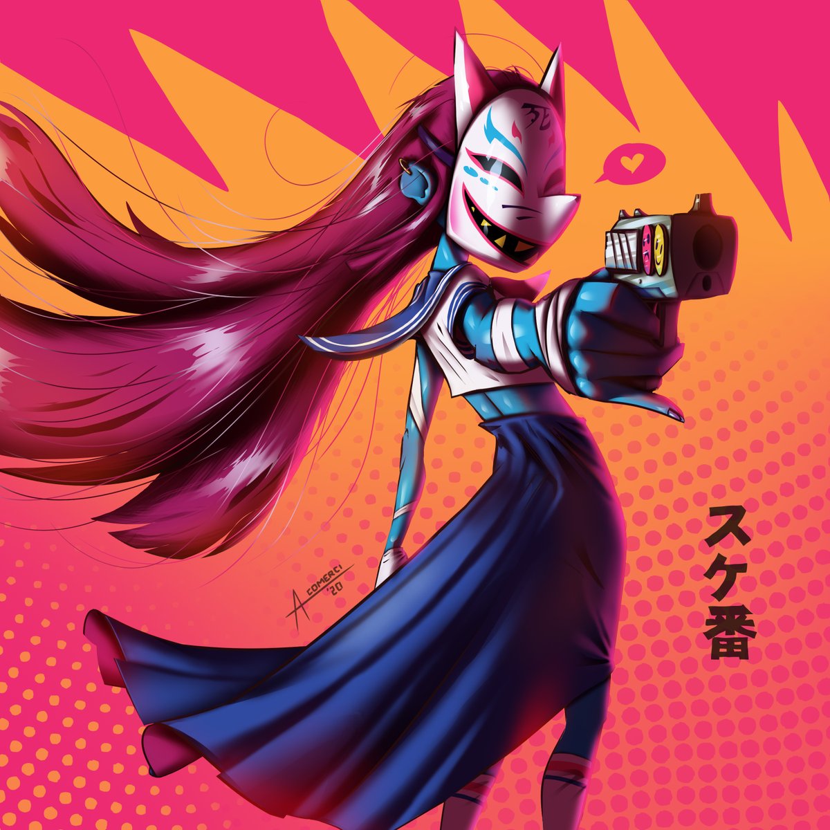 alberto_comerci's tweet photo. I accepted the challenge to draw in my style this cool character by villaisdrawing
I really enjoyed it! ❤
https://t.co/XawLhsHvGl
#dtys #dtyschallenge #challenge #mask #badass #gun #digitalart https://t.co/GfiLgFTYvj