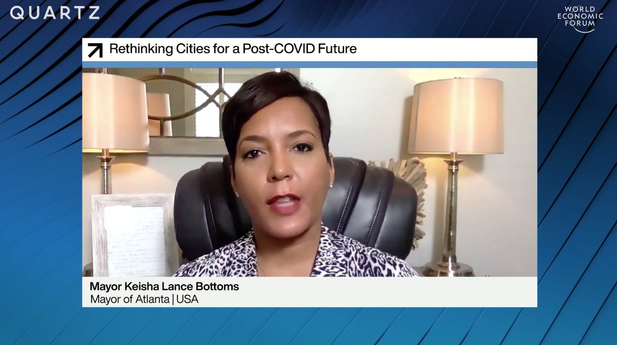 The biggest lesson I've learned as a leader over the last year is to be prepared for the unexpected. We need to be prepared to care for our communities. - <a href="/KeishaBottoms/">Keisha Lance Bottoms</a>,  Atlanta Mayor on Covid-19 response &amp; social justice movement in 2020. 

#DavosAgenda <a href="/GlobalShapers/">Global Shapers</a> <a href="/wef/">World Economic Forum</a>