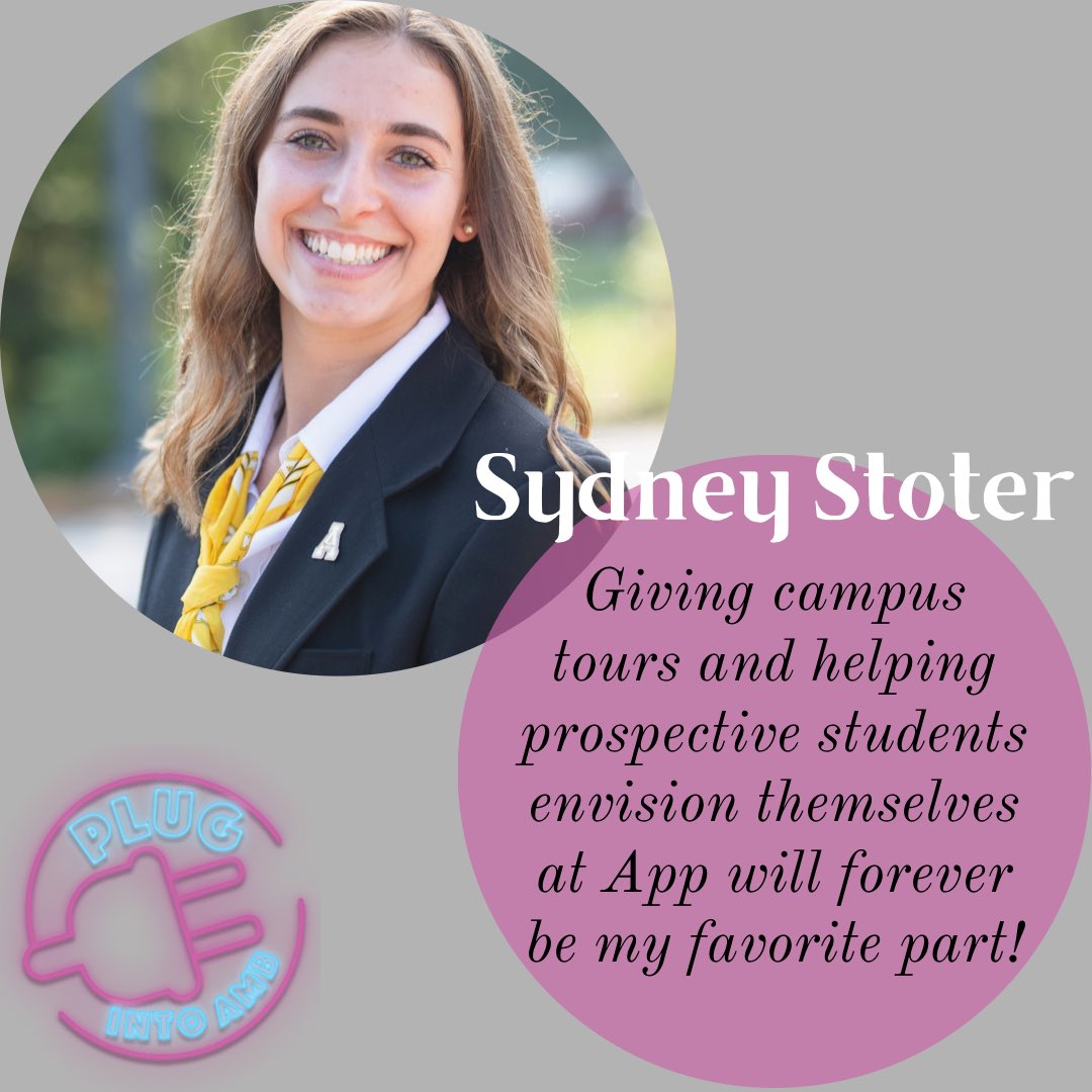 From our 2018 New Member Class, Senior Sydney Stoter shares her favorite part about being an Ambassador. #WhyWeAMB 
Don’t forget the application closes next Friday, January 29 at 5 pm! DM us with any questions! #PlugintoAMB