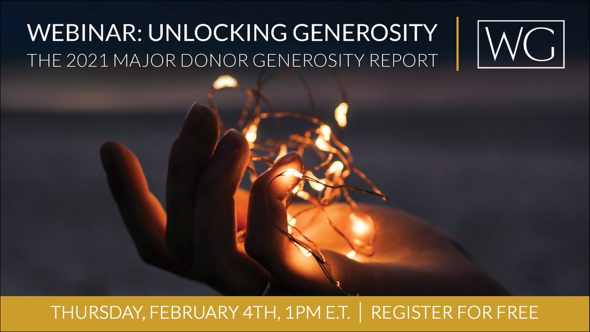TheBobWestfall's tweet photo. Excited to share @WestfallGold is launching the first Major Donor Generosity Report! 

This webinar will give an overview of some of the report insights: https://t.co/OUOHea8BuI

Hope you'll join in!

#webinar #DonorDevelopment #MajorDonorInsights #DonorInsights #DonorReport https://t.co/EElIEAGL9d