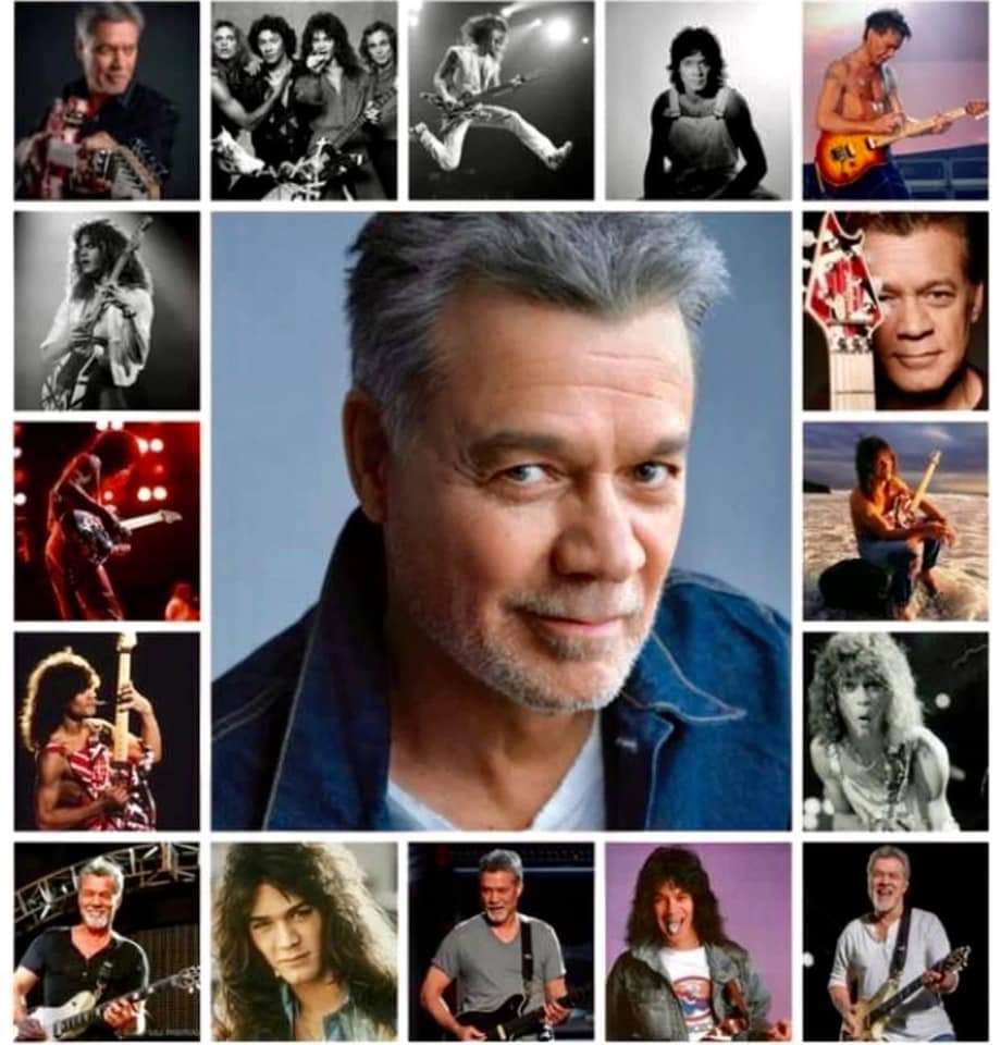  Happy Birthday **Eddie Van Halen** 
(Jan. 26, 1955--Oct. 6, 2020)  