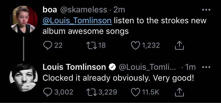 📲| More of Louis replying to a fan!