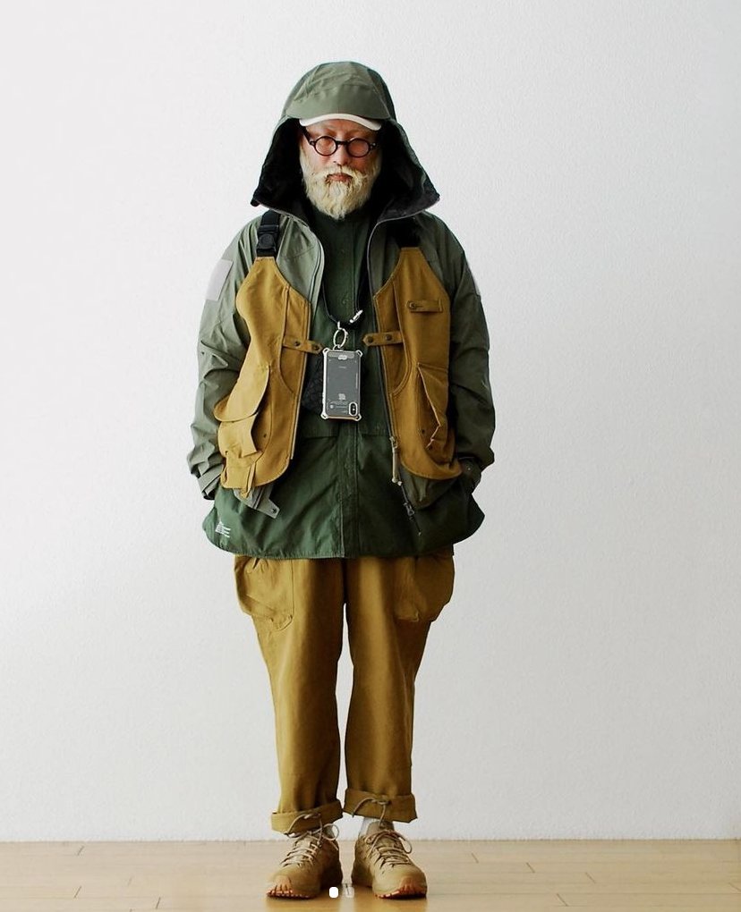 Life goals are to look half as dope as this dude in my old age.Also s/o to Japan-Based wm_styling on IG. They represent an Asian take on Gorpcore, drawing inspiration from well-known Japanese outdoor brand,  @SnowPeak_Japan.