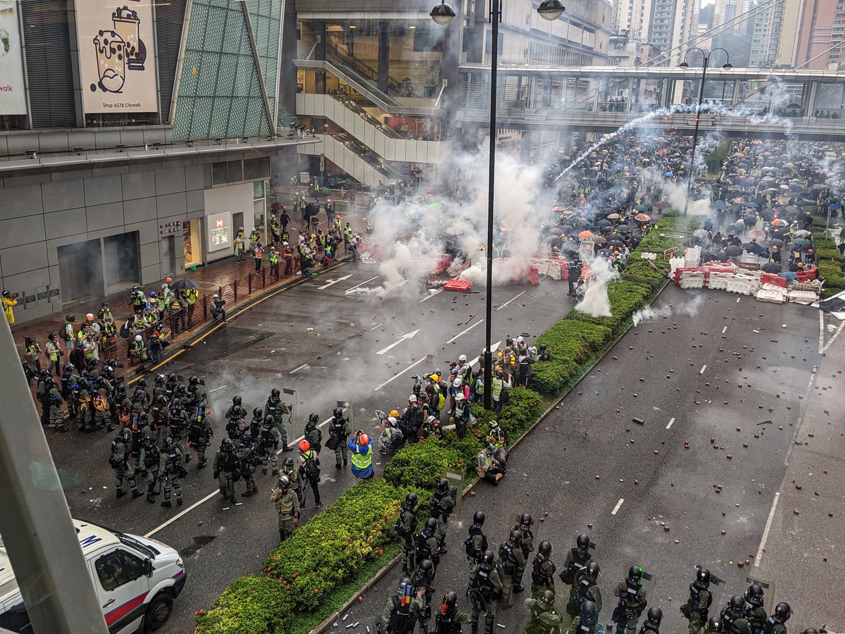 14/ Sales of crowd control equipment such as riot shields, tear gas, projectile launchers and sniper rifles to the Hong Kong Police Force were repeatedly rubber-stamped, up until March 2019 – the same month thousands took to the streets to protest the draconian extradition law