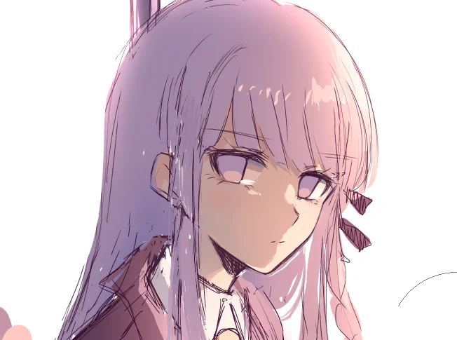 Kirigiri wiiiiiiip!!! ♥️♥️
Inking+coloring her now 

https://t.co/dOJ41hKoPv 