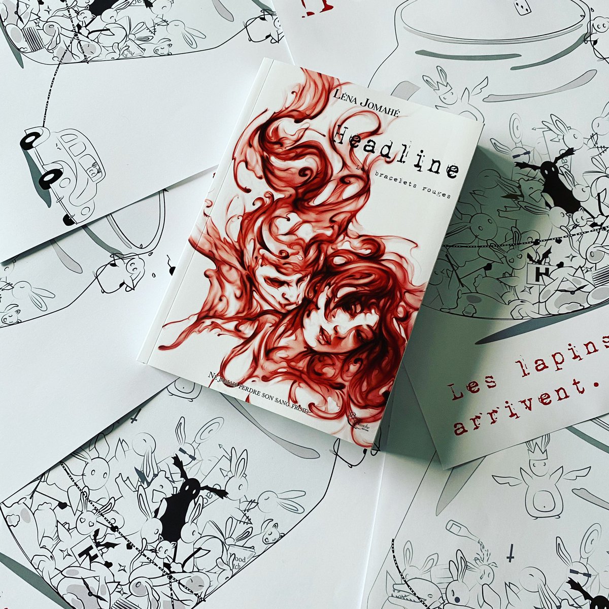 Headline de <a href="/LenaJomahe/">Lena Jomahé</a> sort mardi prochain !!
Les prochaines commandes - jusqu’à écoulement du stock - auront le poster lapins à l’intérieur de leur commande 😉