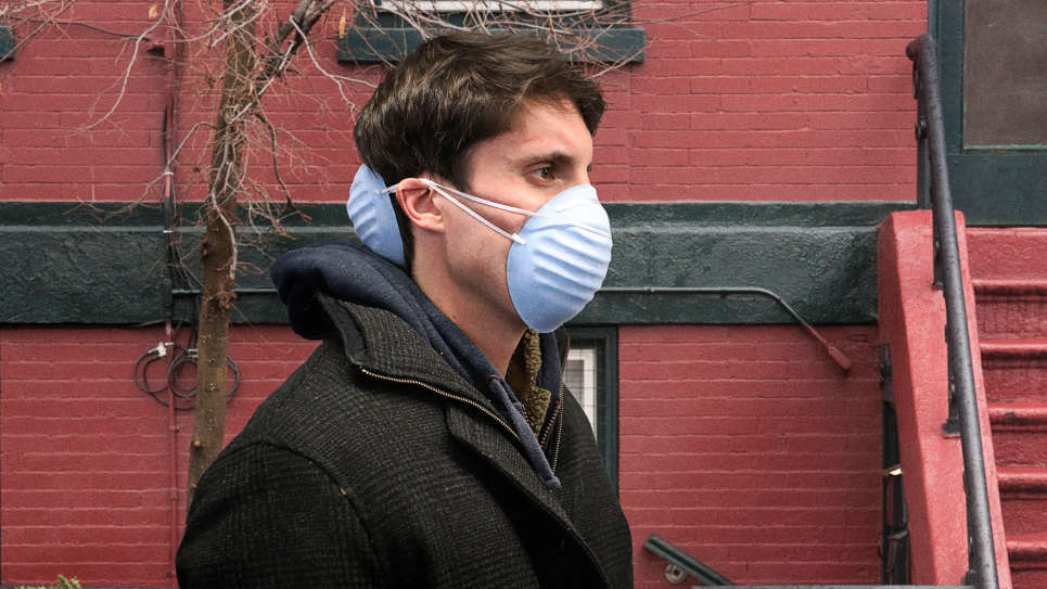 TheOnion's tweet photo. CDC Recommends Also Wearing Face Mask On Back Of Head In Case Coronavirus Attacks From Rear https://t.co/nZlIHoGL28 https://t.co/7E5m0BYDBy