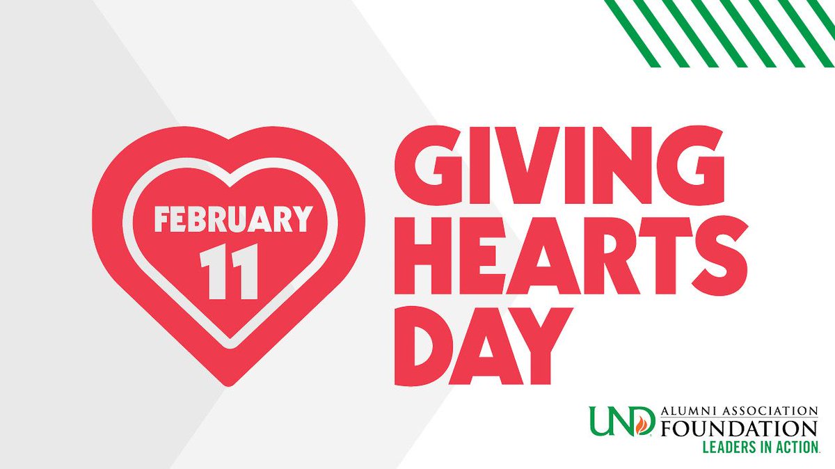 Busy on #GivingHeartsDay?

You can schedule your donation in advance by following these quick steps:
1. Go to undalumni.org/GHD
2. Click "Donate Today"
3. Select "Pre-Give Online"
3. Your gift will be processed on Giving Hearts Day.

Thank you for doing your part ❤️