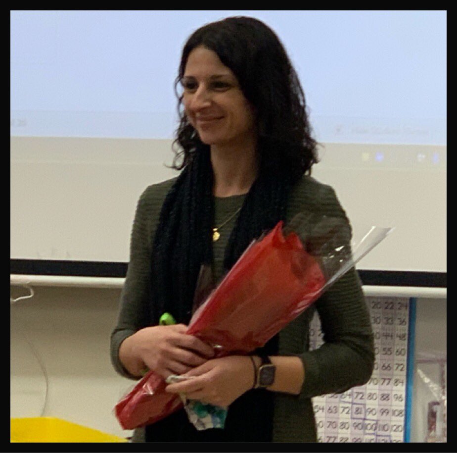 Congratulations Mrs. Kelly Vargas! Teacher of the year for the George L. Catrambone  School. 👏👏 You make a difference everyday! #wcmm