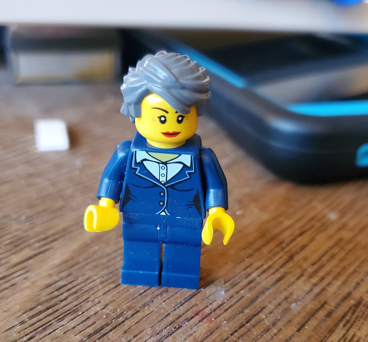 In honor of @JanetYellen being sworn in, I did a Janet Yellen lego minifigure...what do y'all think?