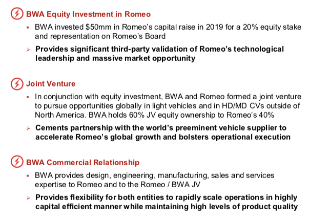 Now given that background, let’s jump into  $RMO. Formerly known as RMG Acquisition Corp, Romeo Power is an industry leader in the design and manufacturing of energy-dense li-ion battery packs and modules focused on commercial vehicles globally