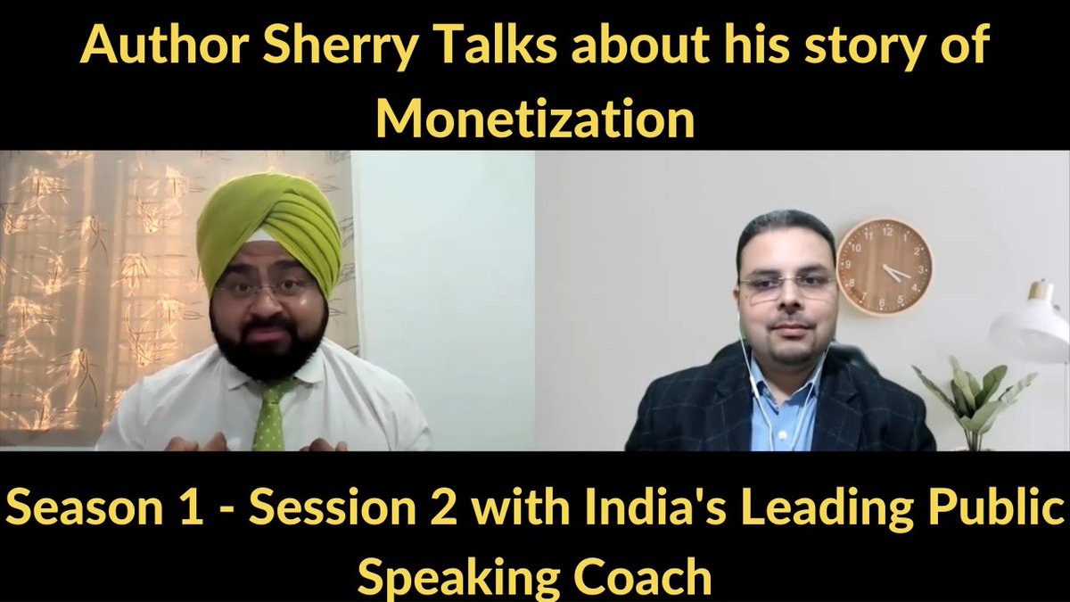 iashishjuneja's tweet photo. "Stories of Monetization" Season 1 - Session 2 with our guest Author Sherry - India's leading Public speaking Coach, Founder MS Talks, TedX speaker, Author, and Trainer. Watch the Full video here - https://t.co/uTXsXgXuJw 

#authorsherry #publicspeaking #monetizing #ashishjuneja https://t.co/ECxOR5VBcR