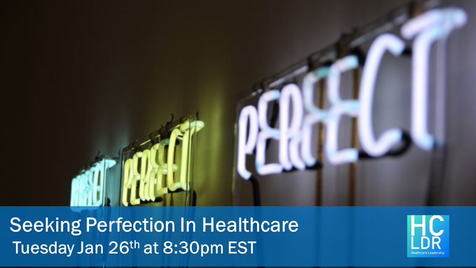 Colin_Hung's tweet image. It's Tuesday! That means it's time for weekly #hcldr tweetchat tonight at 8:30pm EST - the fastest hour on Twitter. 

Great topic from @JoeBabaian - Seeking Perfection in Healthcare. Blog has details hcldr.wordpress.com/2021/01/25/see…

See you tonight!