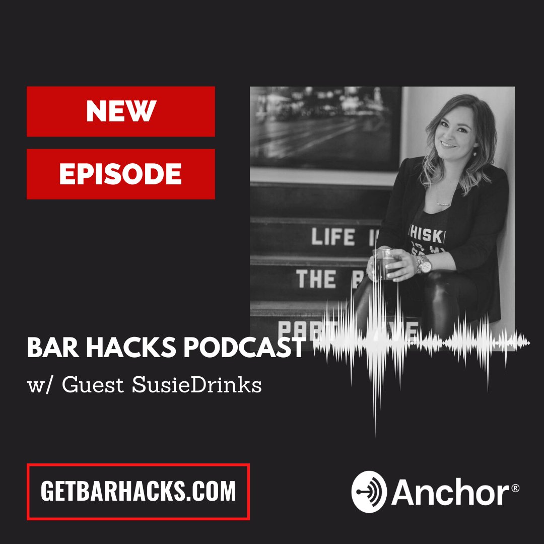 NEW Podcast -> In this episode, <a href="/SusieDrinks/">SusieDrinks</a> shares social media tips + F&amp;B photography tips + her prediction for a spirit that will be hot this year and more! Full episode: buff.ly/2KQpsJV #BarHacks #SusieDrinks #Cocktails #Bartender