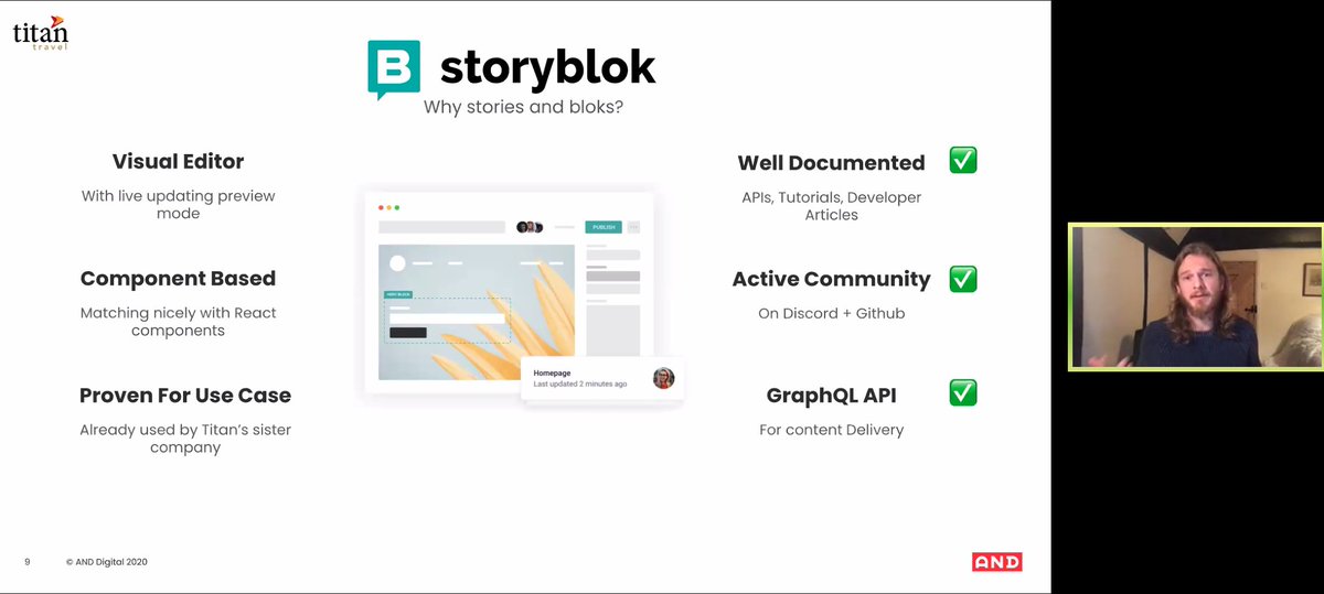 "What might be surprising is our use of <a href="/storyblok/">Storyblok</a> as our Headless CMS. 

It was recommended to us, so we hit #Storyblok with *everything* we had to find fault. 

At every turn, it really stood up to the test." 

- Sam Hopkins, <a href="/AND_Digital/">AND Digital</a>

#headlessCMS #frontend #frontenddev