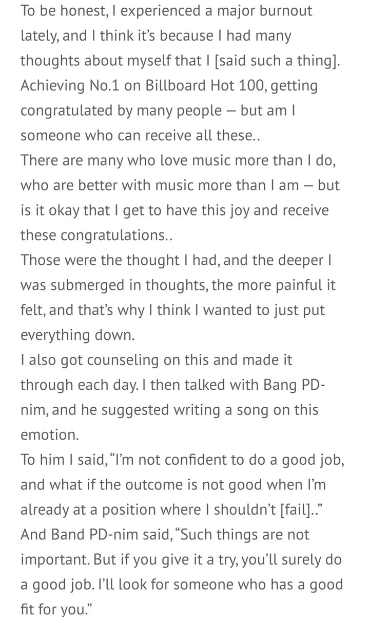 He realised the song and sent us this message with it. A message that you should definitely read and if you already have, you should read it again because its way too important.