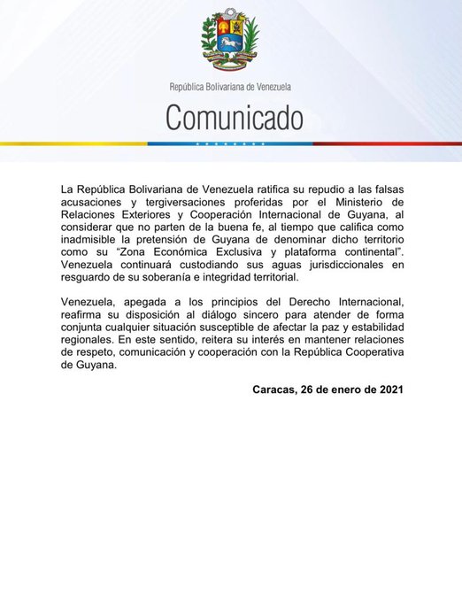 ElEsequiboEsDeVenezuela - EL ESEQUIBO ES NUESTRO - Página 8 EsrWBBMW8AEGMXh?format=jpg&name=small