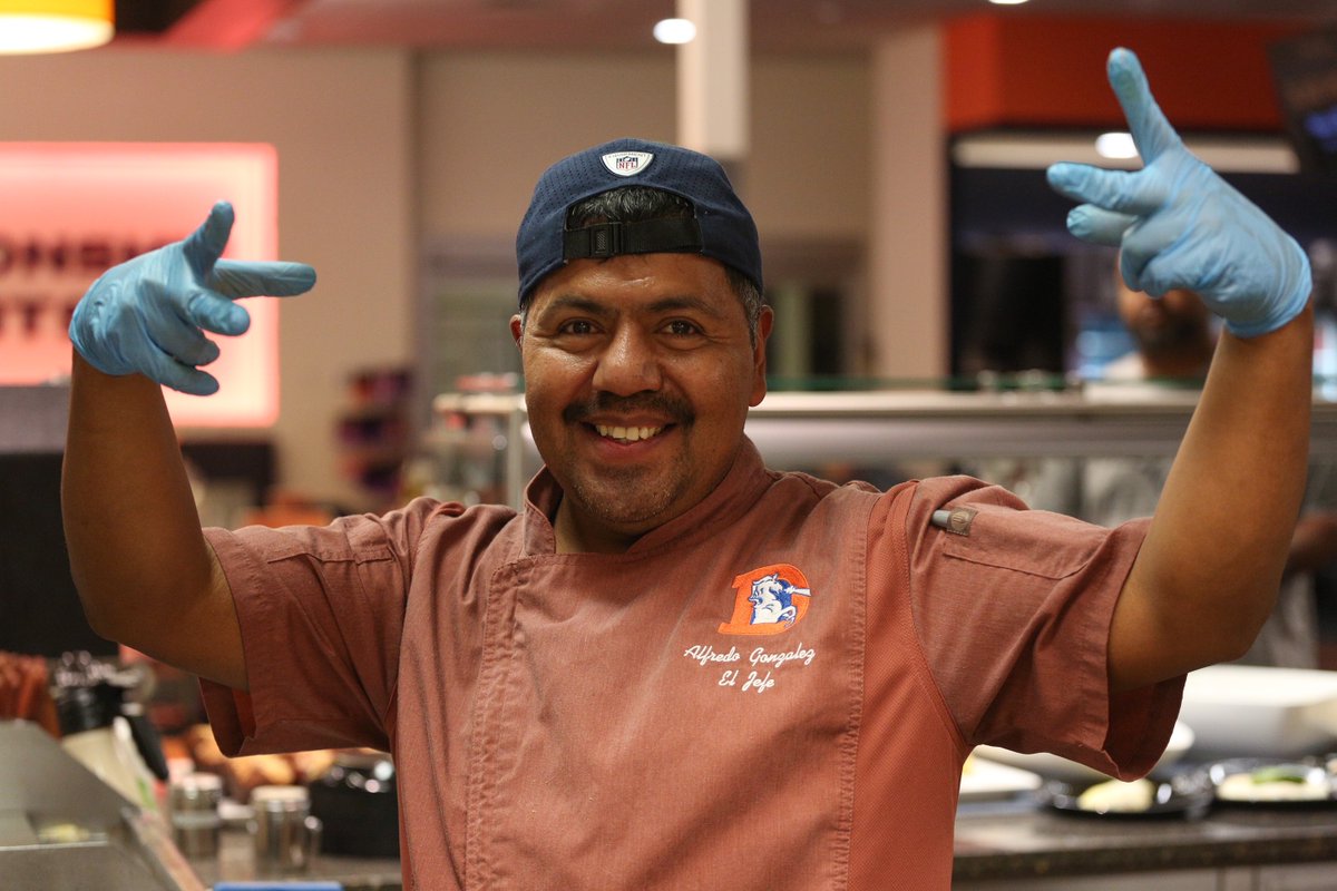 Best wishes and THANKS to Broncos Preparation Chef Alfredo Gonzalez—a staple at @UCHealth Training Center for the last 12 years—as he returns home to California. Well-respected and appreciated by players & staff, Alfredo was a big part of the team. He will be missed by all!!!