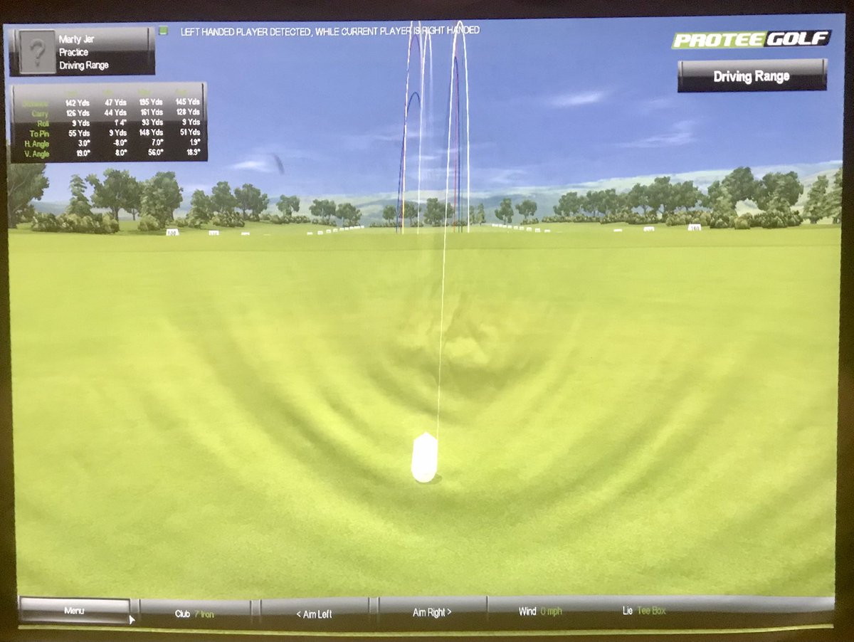 MJGolfGuides's tweet photo. Good session on the sim tonight working on my swing path using the tips given to me by @wocgolf a few months ago. 
Dispersion looking ok as well and path now at about 1*. 
101 shots meant a lot of gunk on my club though! 😄

#golf #golfsimulator #protee

@ProTeeUnited @OptomaUK https://t.co/drjZFOPW0u