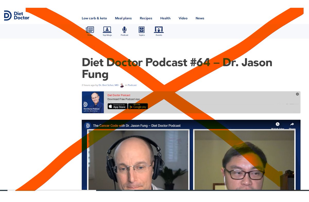 Jason Fung cancer DISINFORMATION: Exhibit #2097562 - Barely minutes in, FALSELY claims that prior to 2003 it was not known/appreciated that obesity was a cancer risk factor. Seriously?🤦‍♀️Shameful, harmful misinformation (again) from @DietDoctor @bschermd #CancerCode #QuackeryKILLS