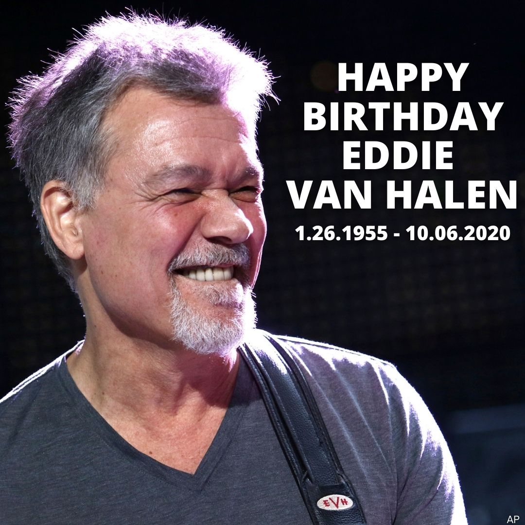 Happy Birthday Eddie Van Halen!

The musician would have been 66 today. 