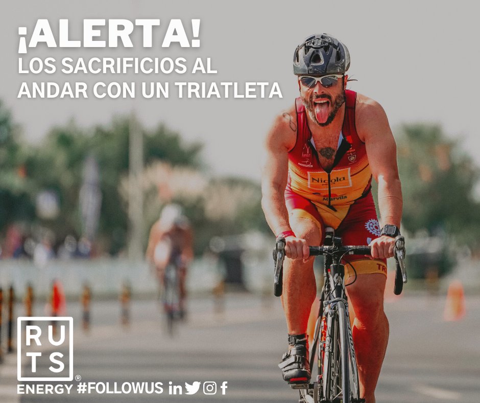 🚵‍El #triatlon implica sacrificio también para la pareja

Estos son algunas de las cosas que te esperan al tener una relación con un fan de este #deporte:

✅Tu comida será devorada
✅No hay tiempo para citas largas
✅Charlas sobre dietas y frecuencia cardíaca