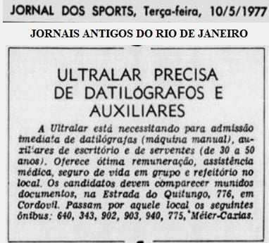 RioSuburbio's tweet photo. Aqui também aparecerão parcerias com a página Jornais Antigos do Rio de Janeiro no Facebook. htttp://www.facebook.com/Jornais.Rio

#Suburbio #jornaisantigos #rioantigo #Memorias #cordovil #Quitungo @FBN #Datilografia #anos70 https://t.co/UI0R4I0hDD