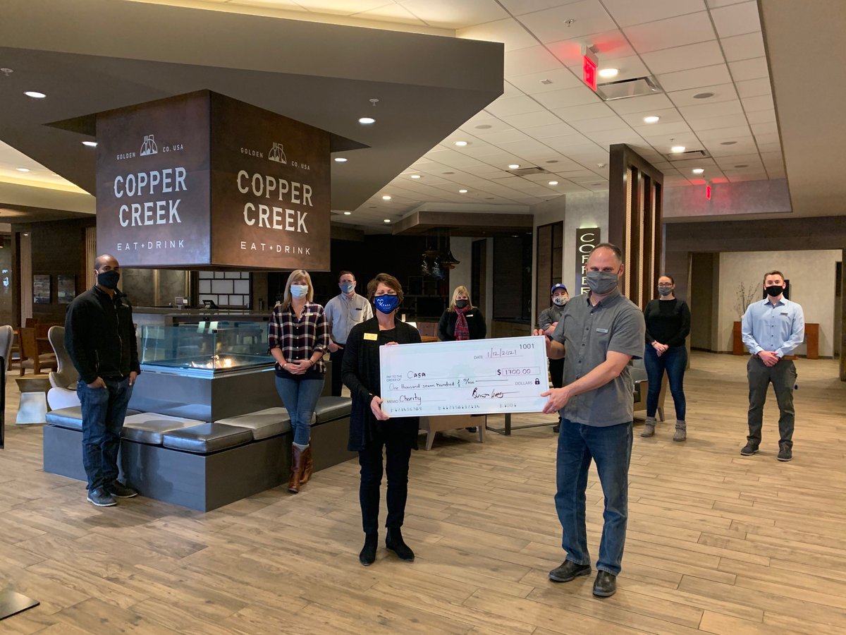 CASAJeffco's tweet image. A huge shout-out to Denver Marriott West for their support of CASA Jeffco/Gilpin! Their donation will help us advocate for even more abused and neglected children in our community #thankyou #SupportCASA
