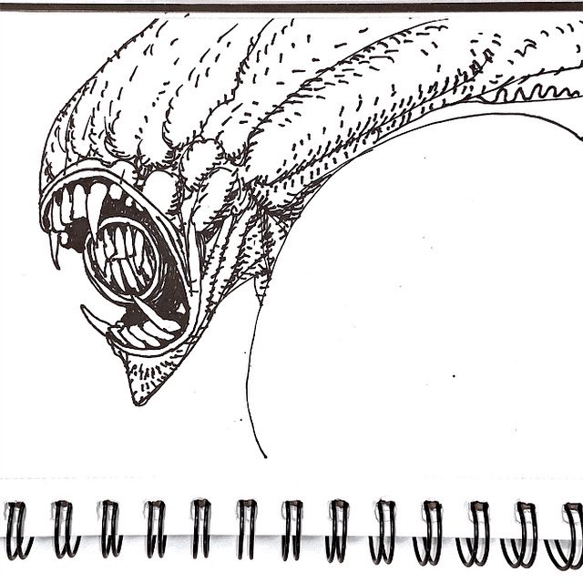 More #sketchbook #alien 