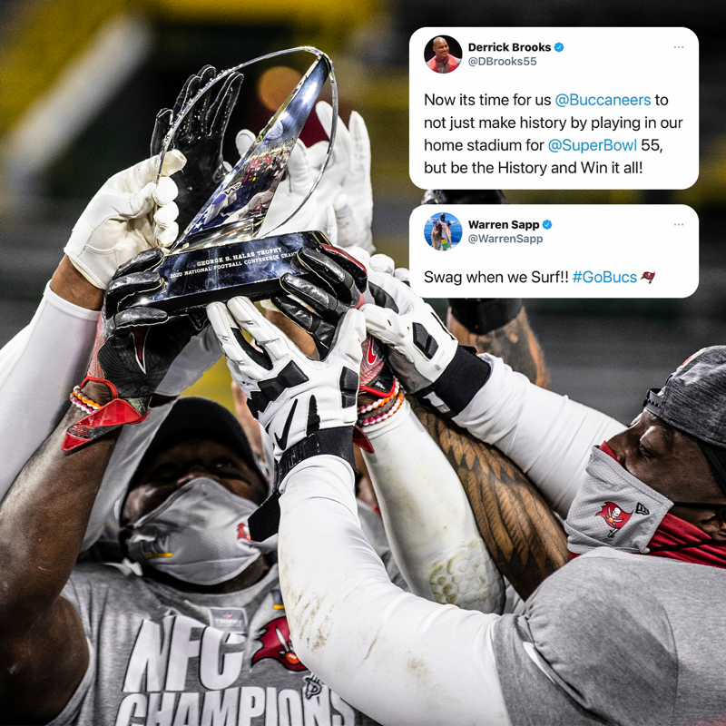 Buccaneers's tweet photo. History.

#GoBucs