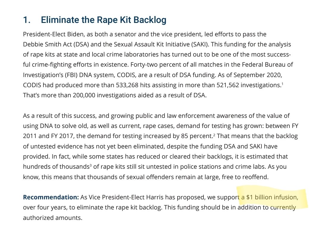 "as you know, this means that thousands of sexual offenders remain at large, free to reoffend"Carceral.