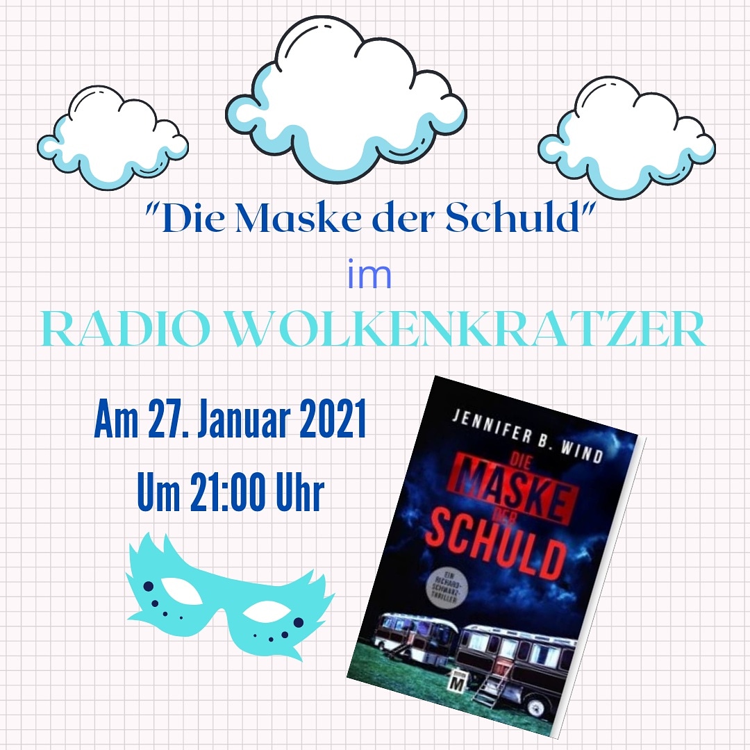 jessica_hazard's tweet photo. Morgen werden im Radio Wolkenkratzer Ausschnitte ausgetauscht meinem Thriller präsentiert plus Musik. #Radio #radiobeitrag #literatur #radiosendung #radiowolkenkratzer #diemaskederschuld #amazonpublishing #editionM #richiefan #richardschwarzthriller #jenniferbwind https://t.co/KoELTcAw0I