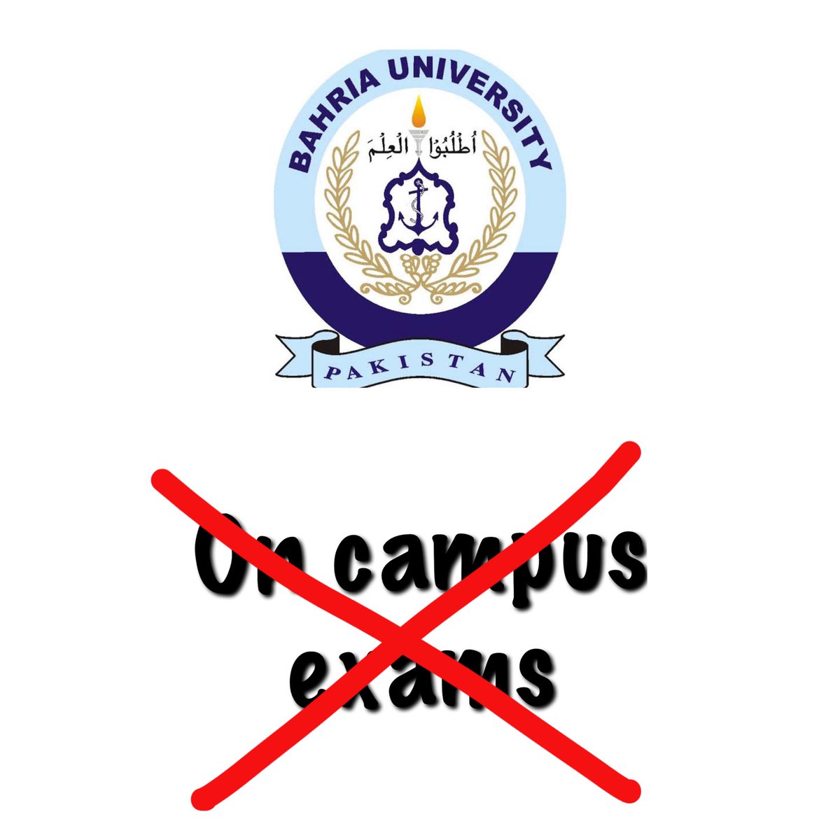 mudasar_elahi's tweet photo. #BahriansWantOnlineExams
#StudentsWantOlineExams 
#StudentsRejectPhysicalExams 
 @hamzashafqaat @ImranKhanPTI @Shafqat_Mahmood @hecpkofficial https://t.co/Ycd2Nvl2cL