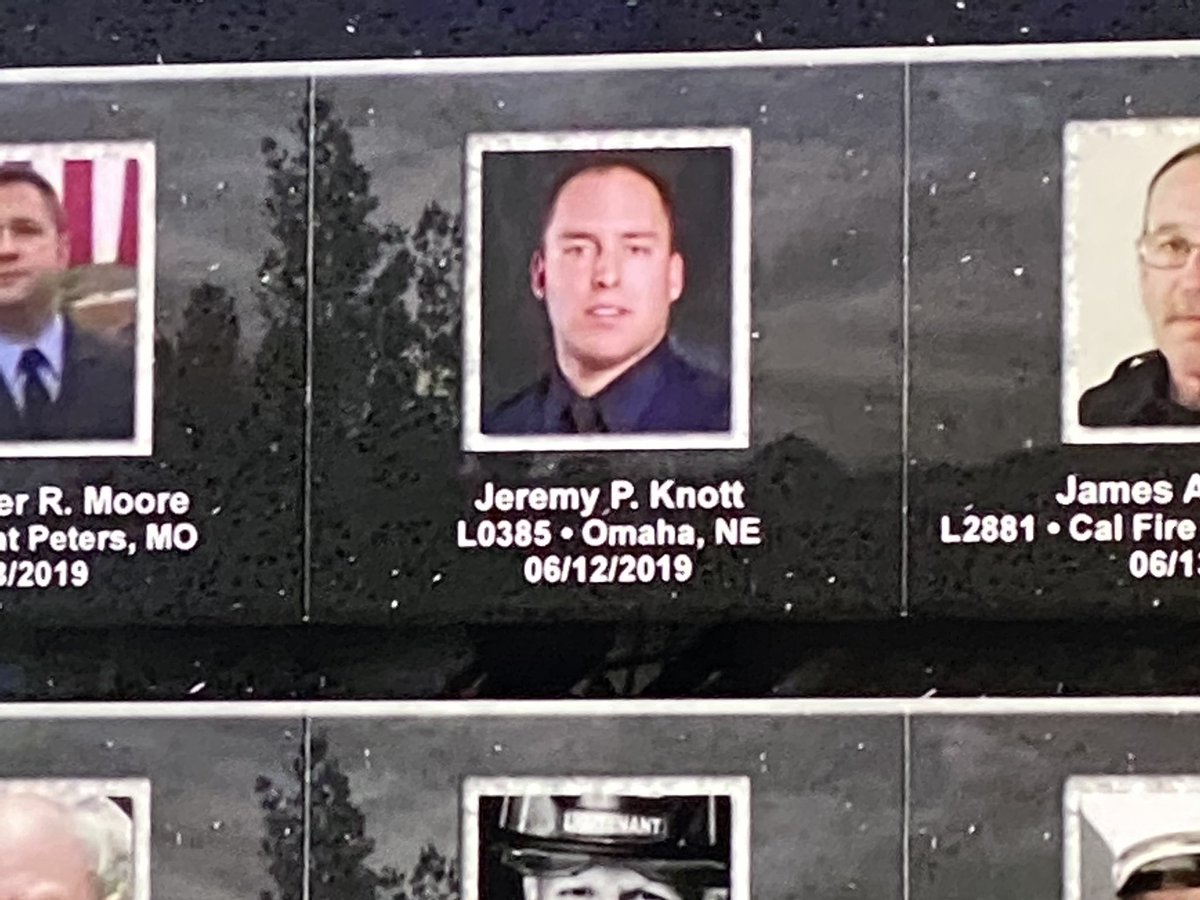 OmahaFire385's tweet photo. Brother Knott remembered during opening ceremonies of the IAFF Virtual Convention. #KnottForgotten #IAFFConvention https://t.co/mB1gGPWiGL