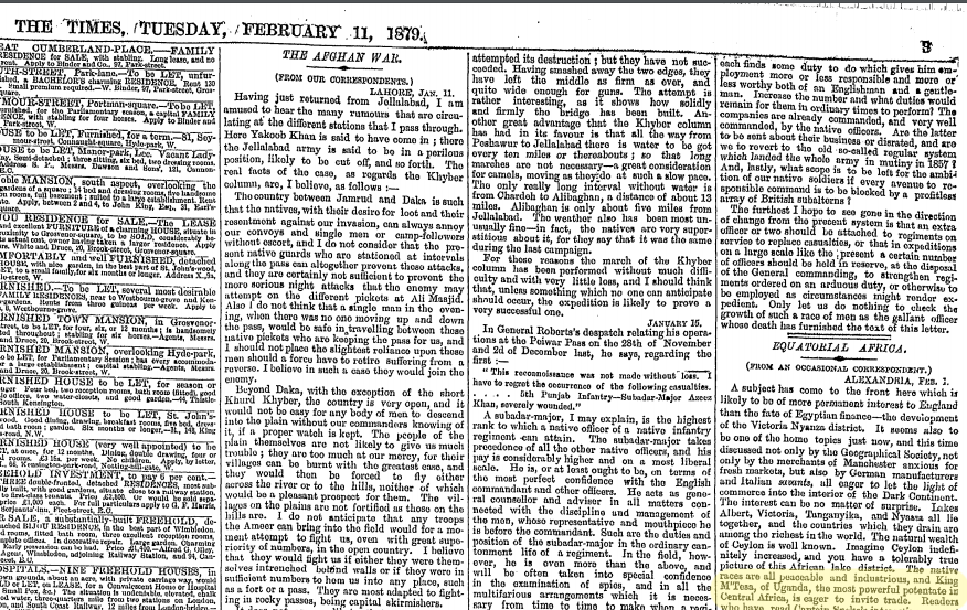 100 years earlier, in 1879 (11 February), a British correspondent in Egypt reminded readers in  @thetimes that Kabaka Muteesa I, 'the most powerful potentate in Central Africa, is eager to invite trade'. 4/5