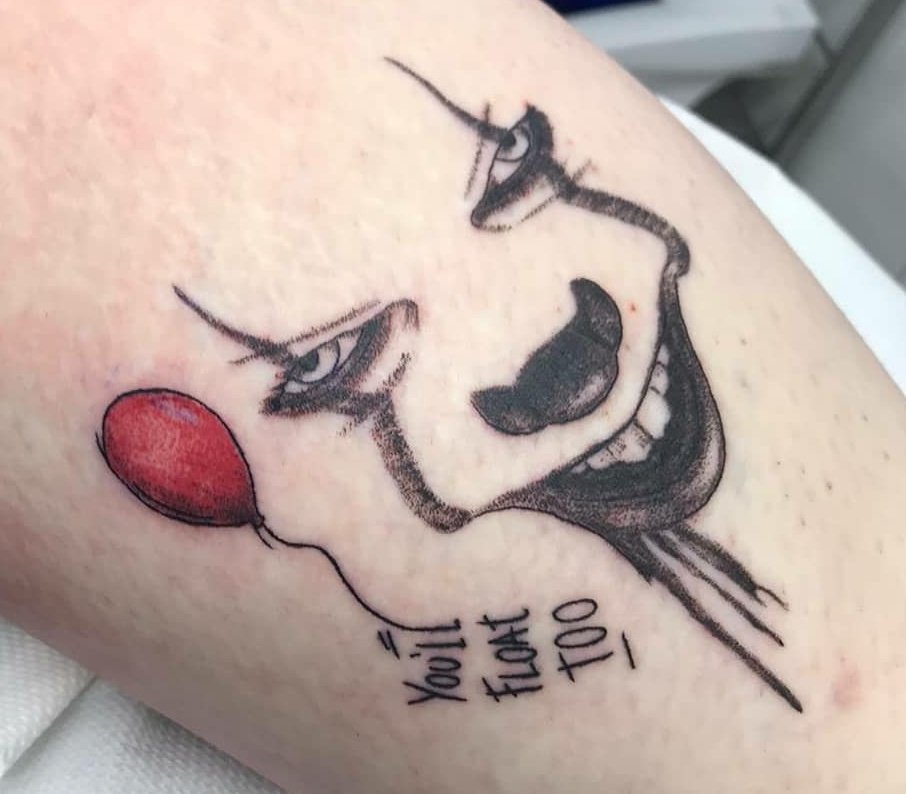 Pennywise     tattoo tattoos art darkart femaletattooartist  drawing tampa florida tampatattoos floridatattoos  Instagram
