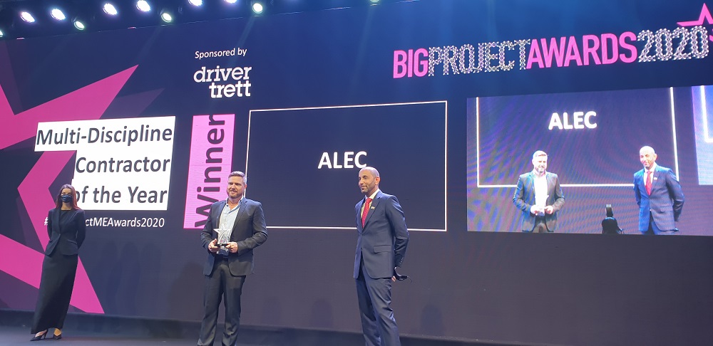 The Mega 𝗠𝘂𝗹𝘁𝗶-𝗗𝗶𝘀𝗰𝗶𝗽𝗹𝗶𝗻𝗲 𝗖𝗼𝗻𝘁𝗿𝗮𝗰𝘁𝗼𝗿 𝗼𝗳 𝘁𝗵𝗲 𝗬𝗲𝗮𝗿 at #BigProjectMEAwards2020 swept away by ALEC <a href="/ALECBuilding/">ALEC Holdings</a>
𝗖𝗼𝗻𝗴𝗿𝗮𝘁𝘂𝗹𝗮𝘁𝗶𝗼𝗻𝘀!
Award sponsored by Driver Trett #drivertrett
#BigProjectAwards2020